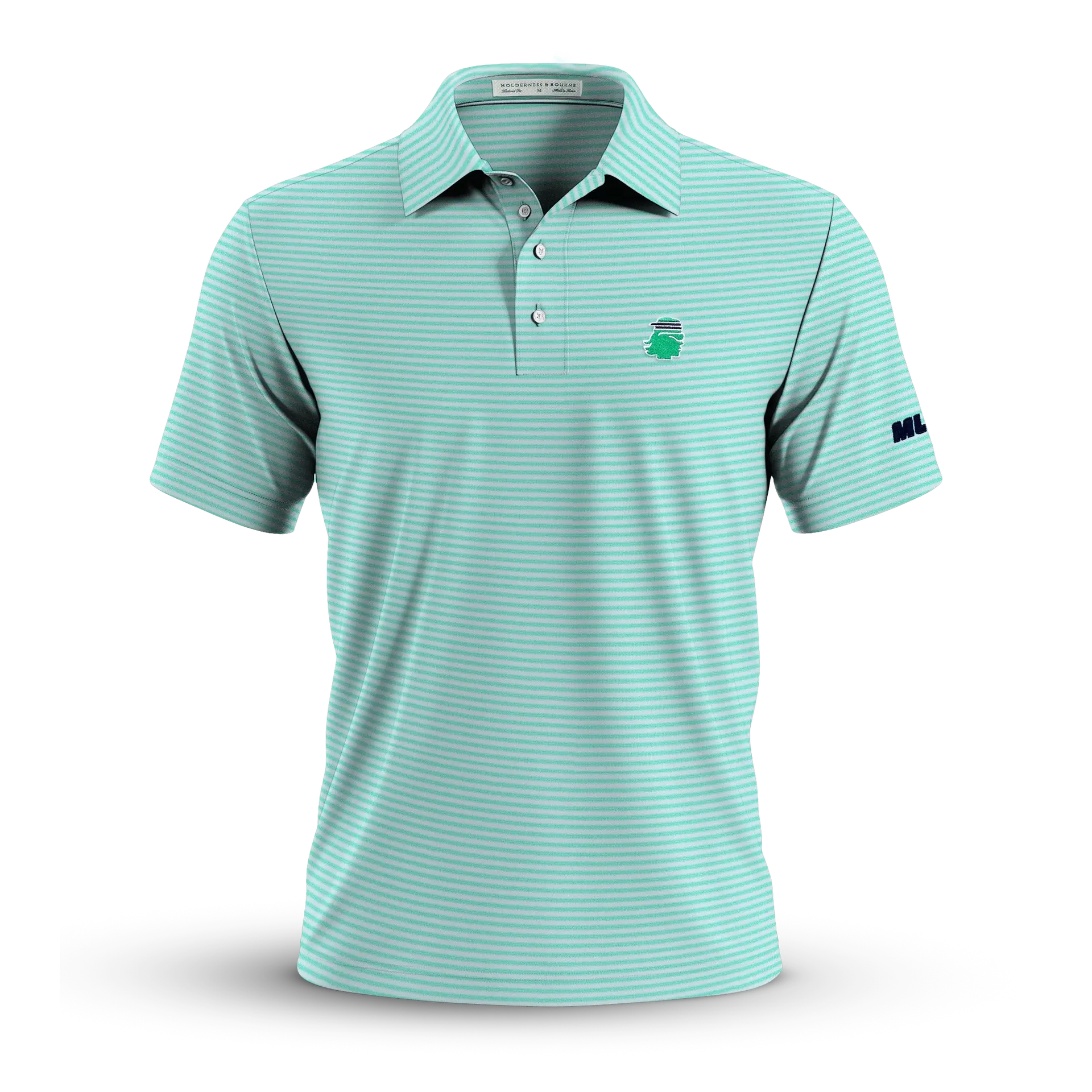 Mens Holderness & Bourne MDPC Polo Green Shirt – Los Angeles Mad Drops