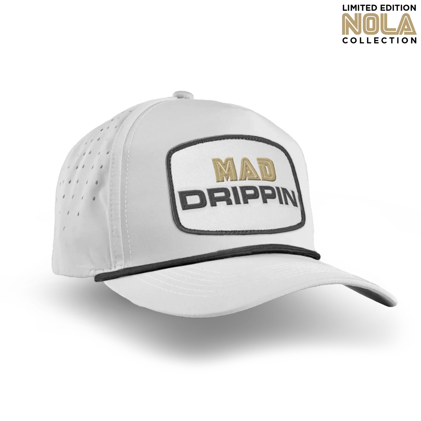 Limited Edition White NOLA Mad Drops X UDrippin Hat