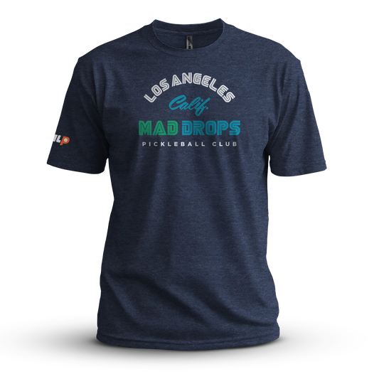 Next Level Heather Navy Mad Drops Shirt